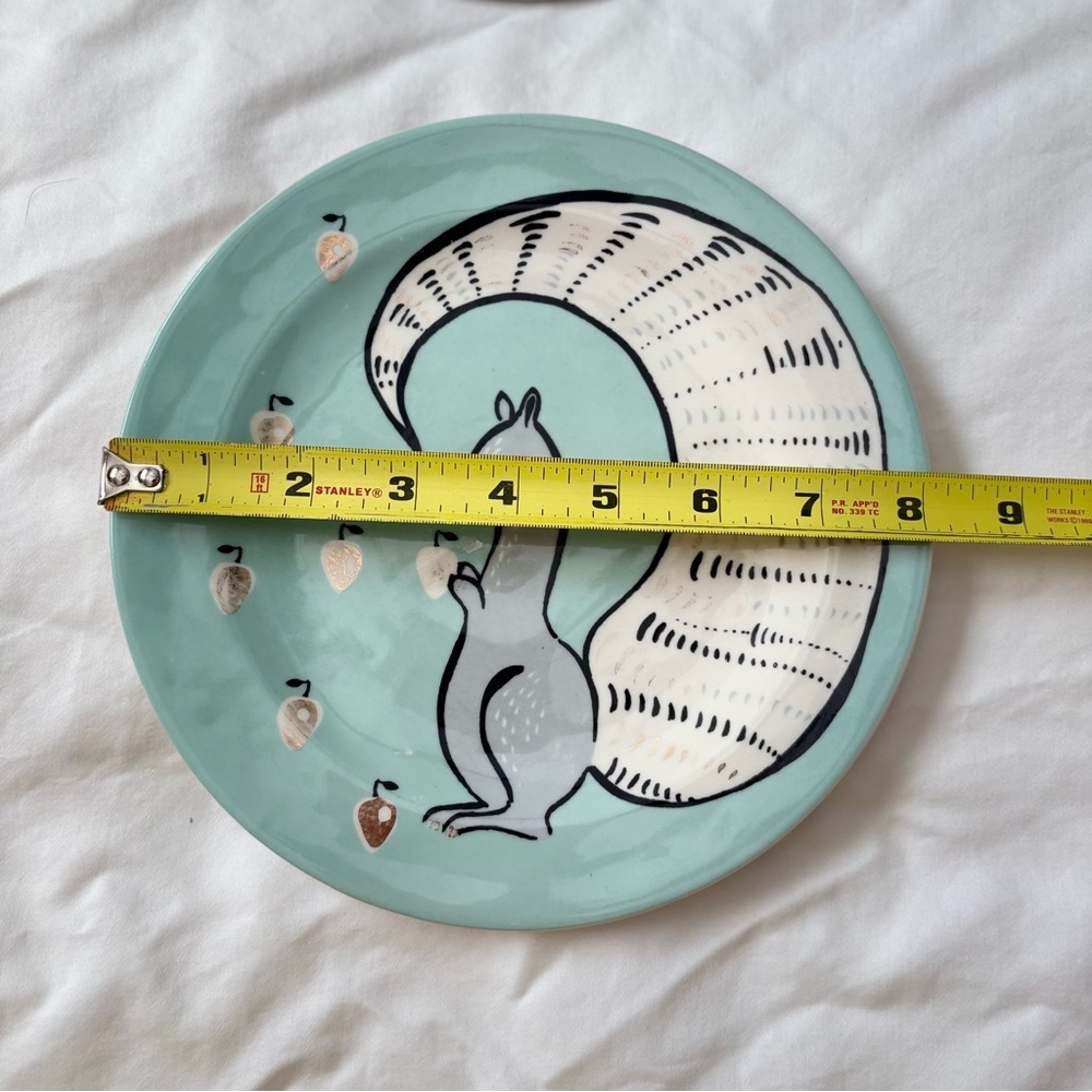 Anthropologie Corinna Squirrel Dessert Plates (2 plates) - Picture 3 of 5